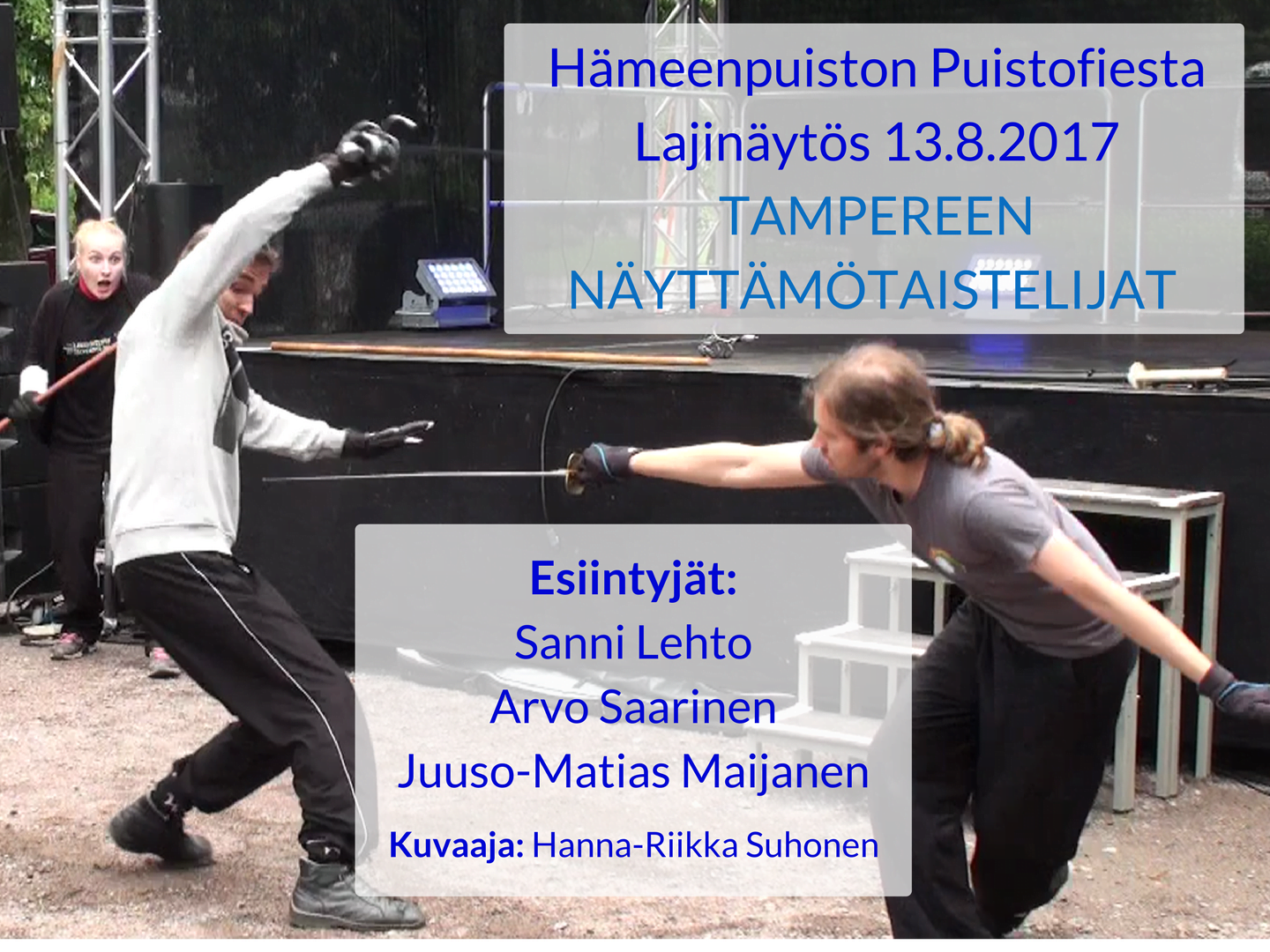 TAMPEREEN PUISTOFIESTA Suomen musiikkiteatteri Akatemia (2017)